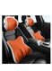 Generic Car Headrest Pillow, Car Neck Pillow, Memory Foam Neck Pillow For Neck Pain Relief, Ergonomic Design Soft Travel Head Pillow For Sleeping And Resting In Car And Office Attractive Orange Color