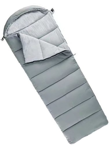 Manful Hooded Envelope Sleeping Bag For Outdoor Camping