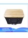 Manful Multi-Functional Portable Camping Storage Box With Bamboo Lid