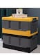 Manful Outdoor Camping Storage Box With Flat Lid 35L Capacity (Yellow &amp; Grey)