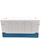 Manful Outdoor Camping Foldable Storage Box With Flat Lid 60L, Large Capacity (Yellow &amp; Grey)