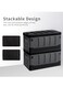 Manful Outdoor Camping Foldable Storage Box With Flat Lid 60L, Large Capacity (Yellow &amp; Grey)