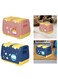 Manful Toy Storage Box With Wheels Multipurpose Portable Storage Case Container Cute For Games Book Puzzles Kids Bedroom Nursery Room