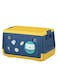 Manful Toy Storage Box With Wheels For Lids 20L Blue, Multipurpose Portable Storage Case Container Cute For Games Book Puzzles Kids Bedroom Nursery Room