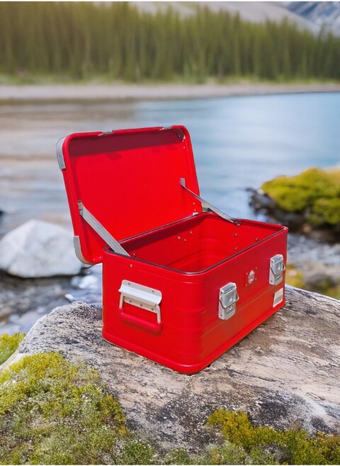 Generic Aluminum And Magnesium Alloy Camping Storage Box, Cooking And Outdoor Gear Organizer, Fishing Gear Organizer, Toy Organizer, Home Clothes Organizer
