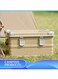 Generic Aluminum And Magnesium Alloy Camping Storage Box, Cooking And Outdoor Gear Organizer, Fishing Gear Organizer, Toy Organizer, Home Clothes Organizer