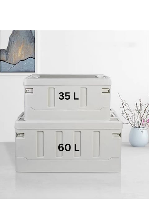 Manful Outdoor Camping Folding Storage Box Collapsible Storage Box, Crates Plastic Storage Box Container Stackable Folding Utility Crates, Cooler Box, Storage Case
