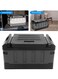 Manful Outdoor Large Trunk Storage Box With Lid For Outdoor 60L, Seatable Camping Organizer With Waterproof Bag, Multifunctional Collapsible Camping Storage Box For Outdoor Picnic, Car, Clothes
