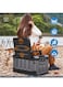 Manful Outdoor Large Trunk Storage Box With Lid For Outdoor 60L, Seatable Camping Organizer With Waterproof Bag, Multifunctional Collapsible Camping Storage Box For Outdoor Picnic, Car, Clothes