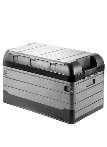 Manful Outdoor Double-Layer Camping Storage Box, Stackable Bins With Lids Small Parts Organizer, Collapsible Waterproof Storage Box, Container Store Crates, Large Easy Storage, Garage Kitchen