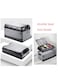 Manful Outdoor Double-Layer Camping Storage Box, Stackable Bins With Lids Small Parts Organizer, Collapsible Waterproof Storage Box, Container Store Crates, Large Easy Storage, Garage Kitchen