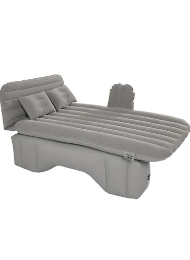 Manful Inflatable Mattress With Pump Portable Outdoor Air Mattress Foldable Single Thickened Flocking Mattress For Outdoor And Home