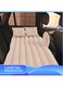 Manful Inflatable Mattress With Pump Portable Outdoor Air Mattress Foldable Single Thickened Flocking Mattress For Outdoor And Home
