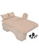 Manful Inflatable Mattress With Pump Portable Outdoor Air Mattress Foldable Single Thickened Flocking Mattress For Outdoor And Home