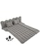 Manful Inflatable Mattress With Pump Portable Outdoor Air Mattress Foldable Single Thickened Flocking Mattress For Outdoor And Home