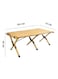 Manful Lightweight Portable Folding Camping Table, Hiking Camping Furniture