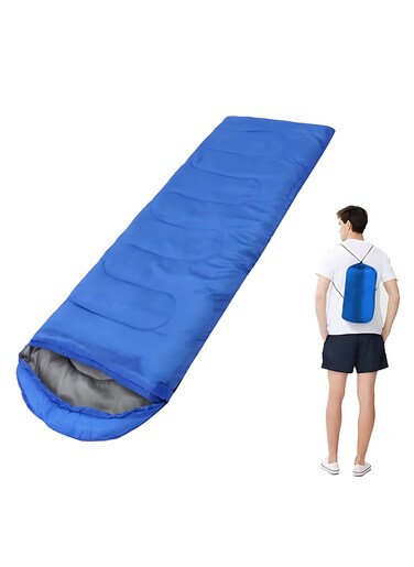 Manful Hooded Envelope Sleeping Bag For Outdoor Camping