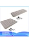 Manful Inflatable Mattress With Pump Portable Outdoor Air Mattress Foldable Single Thickened Flocking Mattress For Outdoor And Home