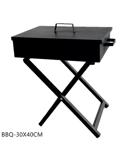 Manful Portable Grill Camping Barbecue X-Shape Grilling BBQ Charcoal