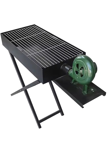 Manful Outdoor Folding Charcoal Barbecue BBQ Grill Portable Camping Table For Grill With Air-Blower