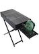 Manful Outdoor Folding Charcoal Barbecue BBQ Grill Portable Camping Table For Grill With Air-Blower
