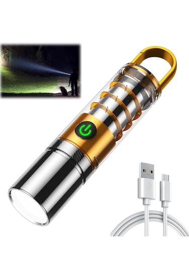 Xinzhen High Performance Rechargeable Flashlight For Outdoor, Torch For Outdoor, Emergency, And Everyday Use