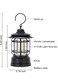 Xinzhen Classic Vintage Camping Lantern, Vintage Rechargeable Camping Light, Rechargeable Vintage Camping Light