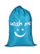 Large Foldable Nylon Laundry Bag Blue 24X1X15kg