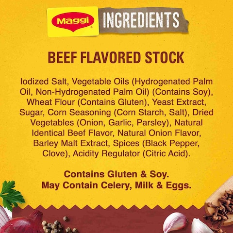 Nestle Maggi Beef Flavoured Stock 20g Pack of 24