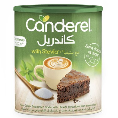 Canderel Sweetener with Stevia Canister, 500g