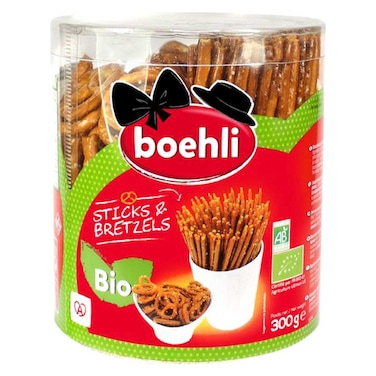 Boehli Bio Sticks and Bretzels, 300g