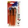Uni-ball Air Micro Liquid Ink Orange Barrel Rollerball Pen 6 PCS