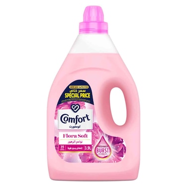 Comfort Fabric Softener Flora Soft, 3.9L