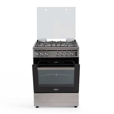 Terim Four Burner Gas Cooker TERGC6064ST Silver 60cm