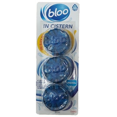 Bloo Acticlean Toilet Block Original 2+1 &ndash; Refreshing Fragrance, Effective Stain Removal, Long-Lasting Clean, Septic Tank Safe