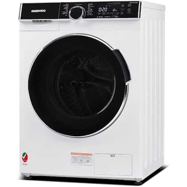 Daewoo Washer , 7 kg Front Load Washing Machine 1400 RPM, 15 Wash Programmes, Drum Clean, Anti,Allergy Function, BLDC Inverter Motor, White , DWD,7W1412I , Made in China , 1 Year Warranty
