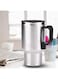 AYNEFY Car Cup Mug,12V 450ml Universal Electric In-car Stainless Steel Travel Heating Cup for Water Tea Coffee Milk