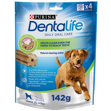 Purina Dentalife Dog Oral Care Sticks, Large, 142g
