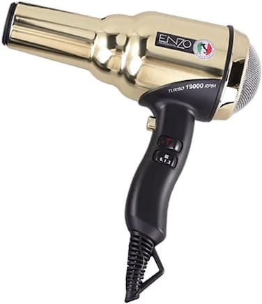 PrecisionWare Enzo EN-8228 2000W Professional Hair Dryer (Gold)-Intl Version