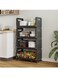 Nest 4-Tier Kitchen Storage Rack with Wheels &acirc;&euro;&ldquo; Durable Plastic Organizer with Lockable Wheels, Space-Saving Design for Fruits, Snacks, Appliances, and Household Essentials &acirc;&euro;&ldquo; Ideal for Kitchen, Pantry, Laundry, or Office