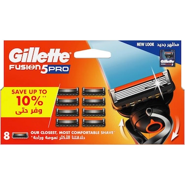 Gillette Fusion Razor Blades Blue 8 PCS