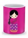 Premium Indian Doll Designer Mug Pink/Black