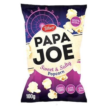 Tiffany Papa Joe Sweet &amp; Salty Popcorn 100g