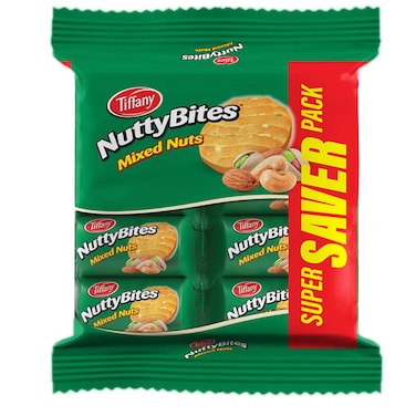 Tiffany Nutty Bites Mixed Nuts Biscuit, 72g