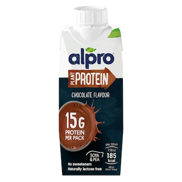 Alpro Soya High in Proteins Chocolate Drink, 100% Plant-Based, Lactose Free  250ml
