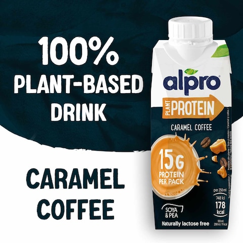 Alpro Soya High in Proteins Coffee Caramel Drink  250ml
