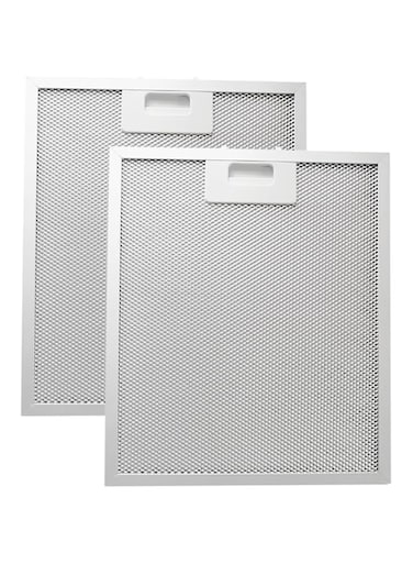 unique corn Cooker Hood Filter Metal Fit for Many Leading Brand of Cooker Hood/Extractor Fan Vent , 320mm x 260mm,Pack of 2