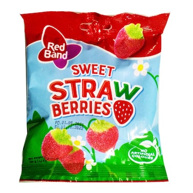 Cloetta Red Band Strawberry Candy, 100g