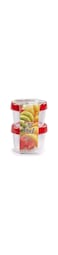 Plastic Forte Red Food Container Sets