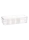 ORGANiZERS Food Storage Container With Handle - Kitchen Box Divided into 4 Lid Compartments Organizer for Spices, Jars, Packets and More &mdash; Clear 38x16.5x9.5cm